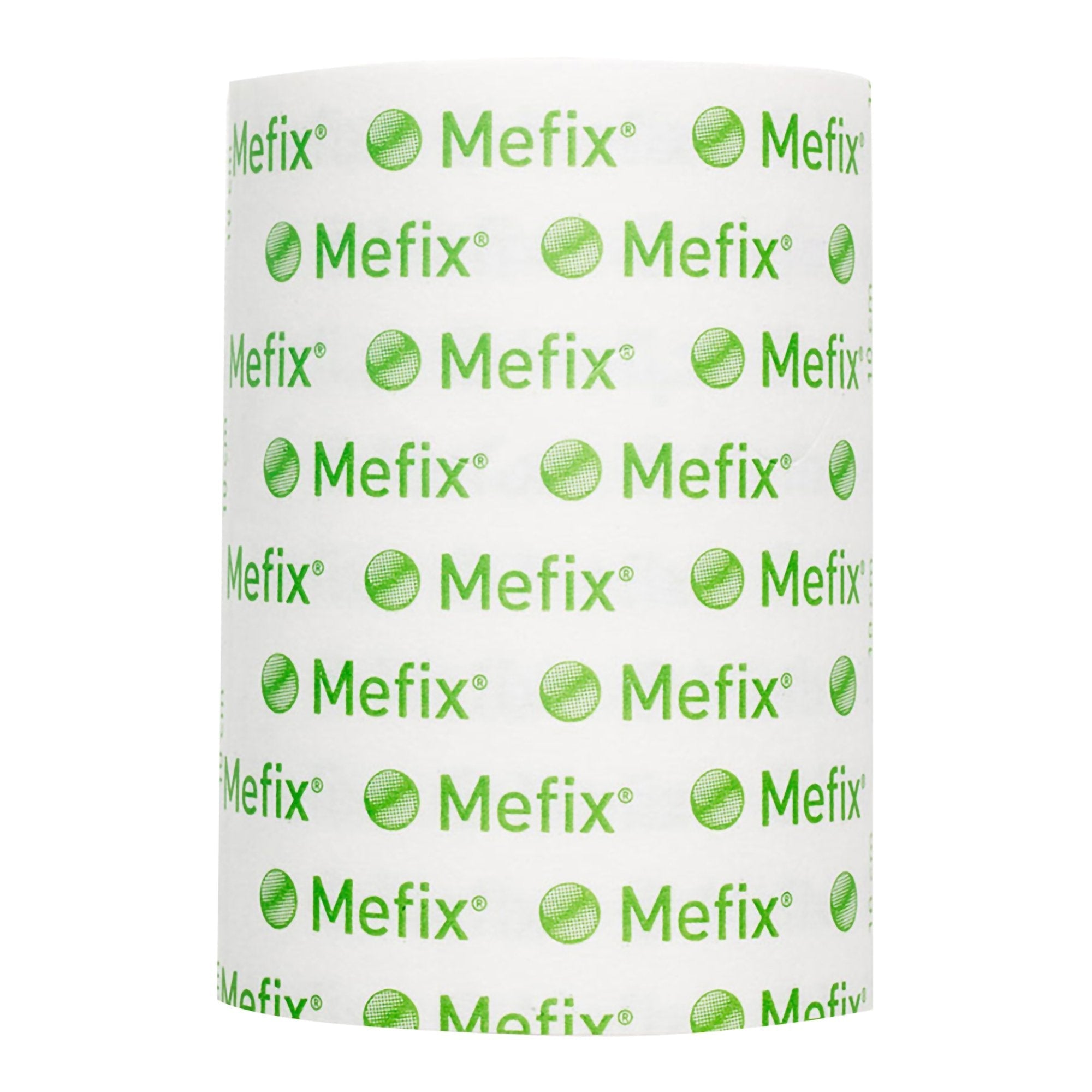Perforated Dressing Retention Tape with Liner Mefix White 2 Inch X 11 Yard Nonwoven Spunlace Polyester NonSterile