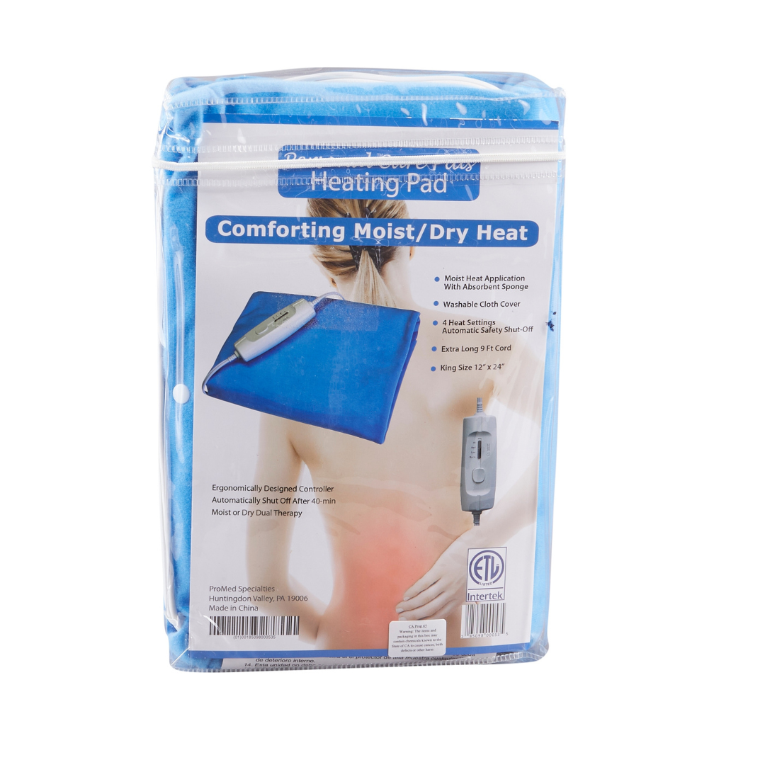 personalcareplus moist dry heating pad 12 x 24 inch promed moist dry heating pad mk942566ea