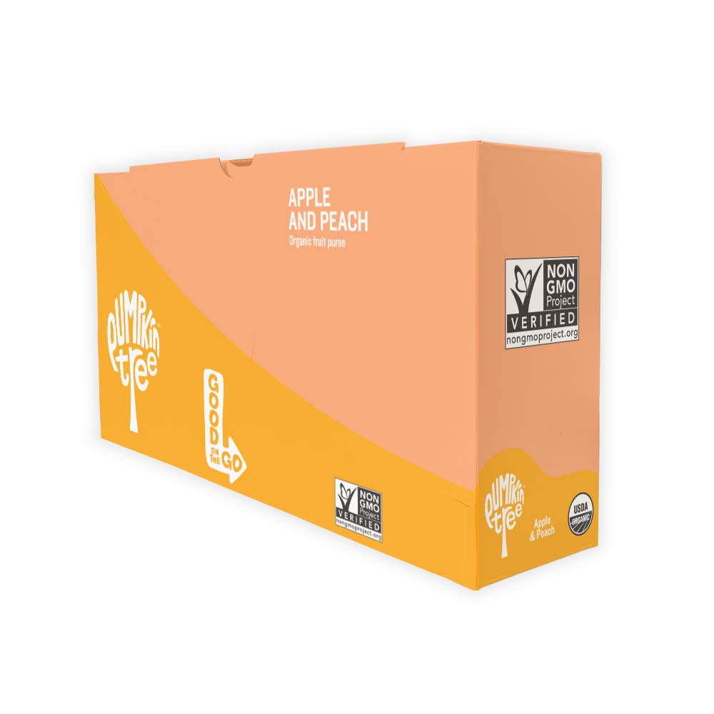 peter rabbit organics fruit snacks peach and apple case of 10 4 oz