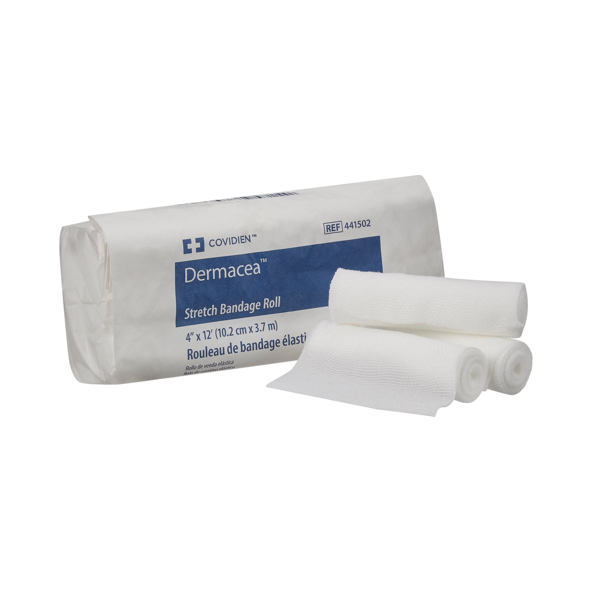 Conforming Bandage Dermacea 4 Inch X 4 Yard 1-Ply NonSterile 12 per Pack, Packaging Type- Case