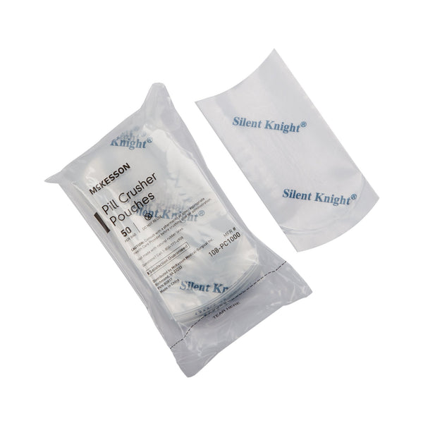 Pill Crusher Pouch McKesson Silent Knight 2 X 4 1/2 Inch, Clear, Plastic