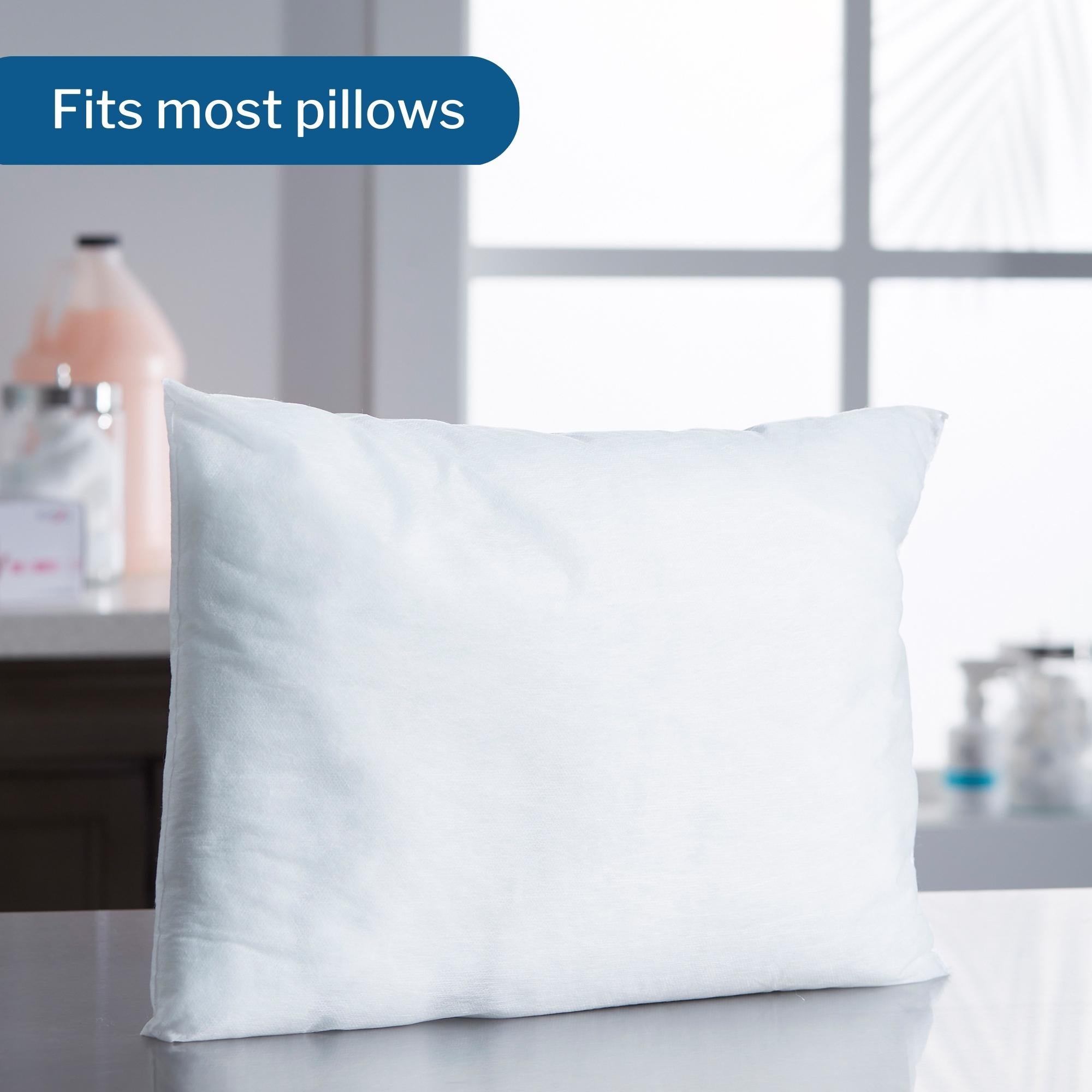 pillowcase mckesson standard blue disposable packaging type case