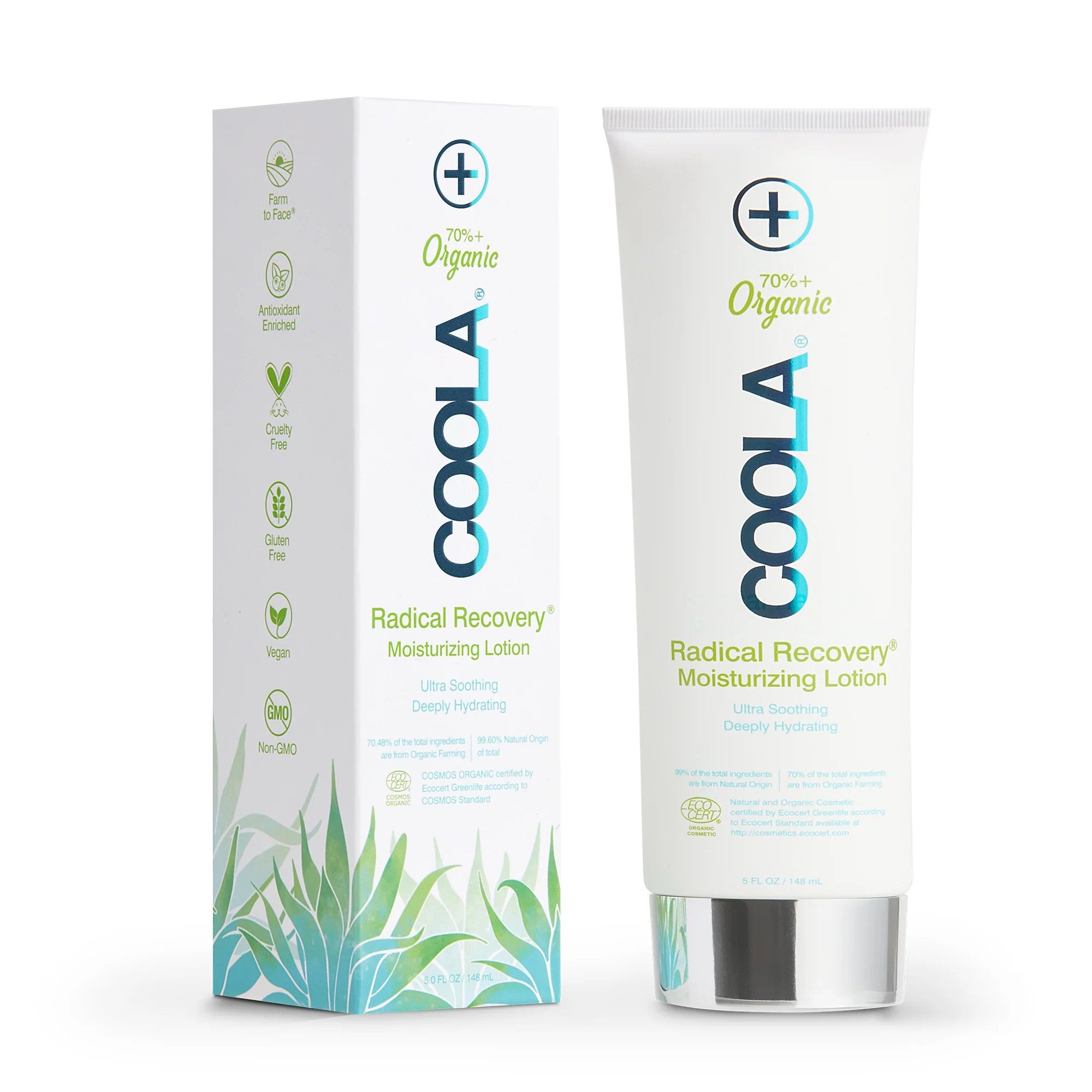 Facial Moisturizer COOLA® Radical Recovery® After Sun 5 oz. Tube Lavender Scent Lotion