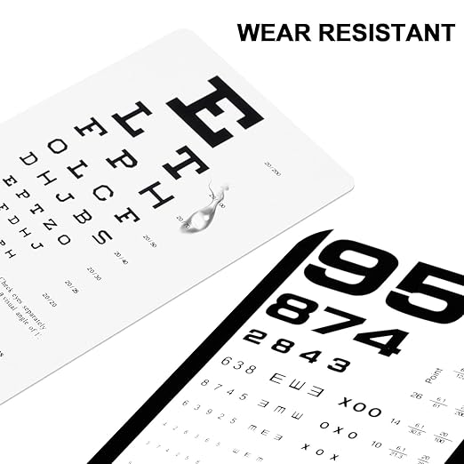 pocket eye test chart
