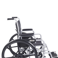 Pollywog wheelchair and transport chair combination side profile