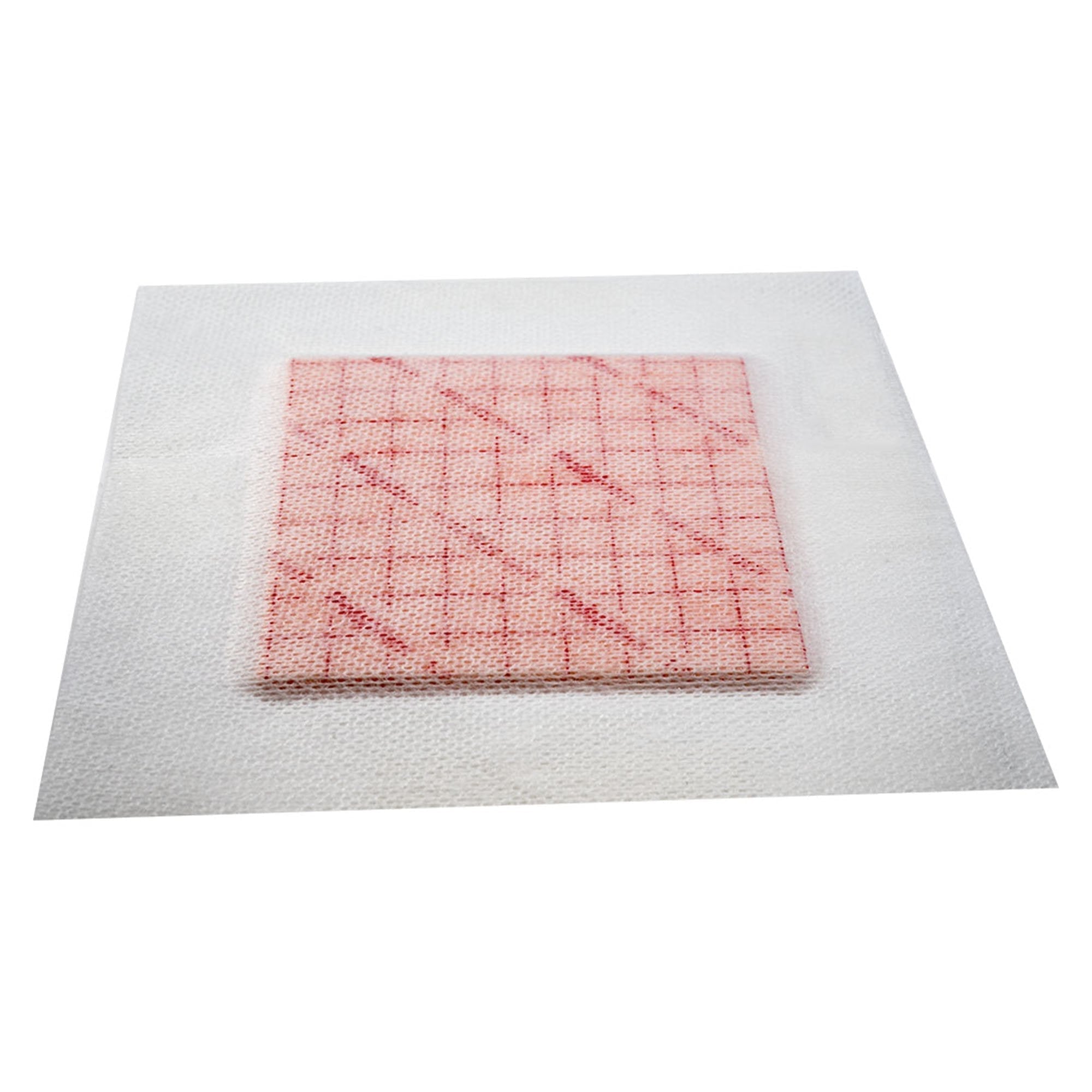 Foam Dressing PolyMem 6 X 6 Inch With Border Film Backing Adhesive Square Sterile