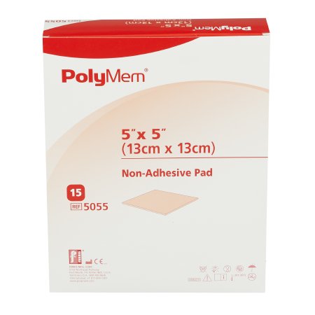 polymem nonadhesive without border foam dressing 5 x 5 inch polymem foam dressing mk258751bx