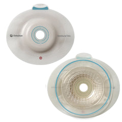 Ostomy Barrier SenSura Mio Click Trim to Fit, Extended Wear Elastic Adhesive 50 mm Flange Red Code System 5/8 to 1 3/16 Inch Opening