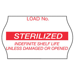 Pre Printed Label Comply Laboratory Use Red Label Sterilized Red Sterilization Label 5/8 X 1 1/8 Inch