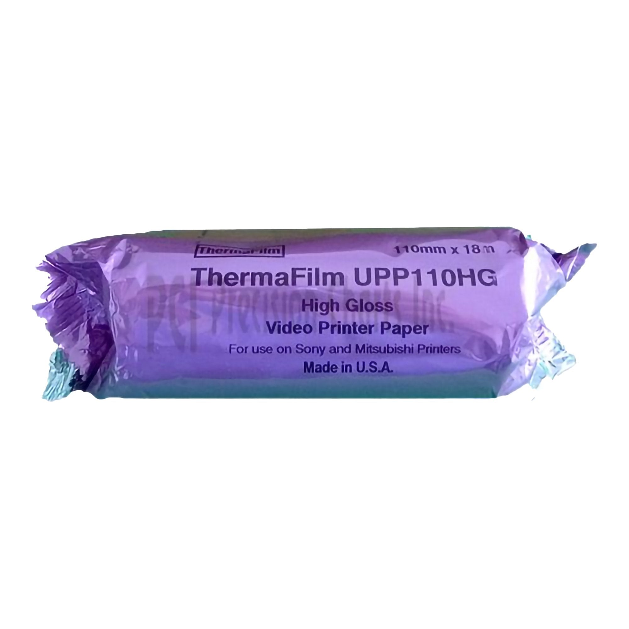 Ultrasound Video Paper ThermaFilm Roll High Gloss Without Grid