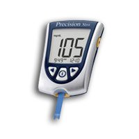 Blood Glucose and Ketone Meter Precision Xtra 5 Second Glucose, 10 Second Ketones Results Stores up to 450 Results No Coding Required