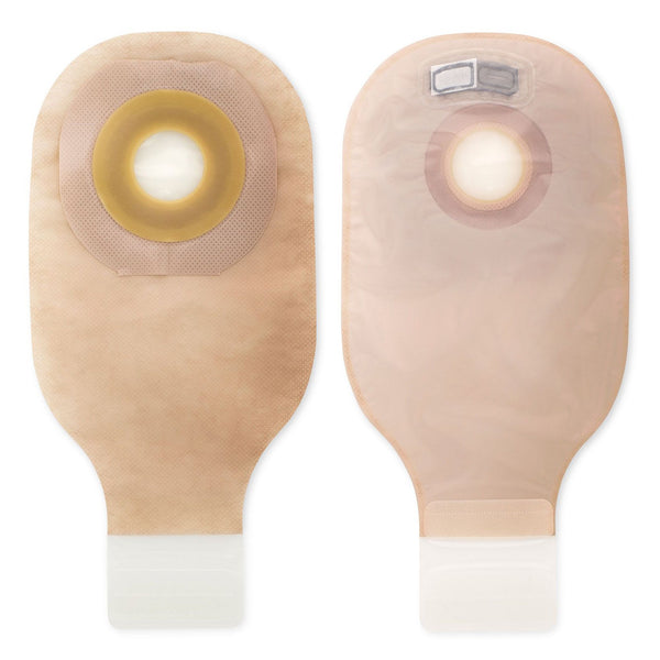 Ostomy Pouch Premier One Piece System 12 Inch Length Flat, Trim to Fit Up to 2 1/2 Inch Stoma Drainable