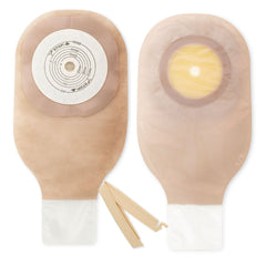 Ostomy Pouch Premier One Piece System 12 Inch Length Flat, Trim to Fit Up to 2 1/2 Inch Stoma Drainable