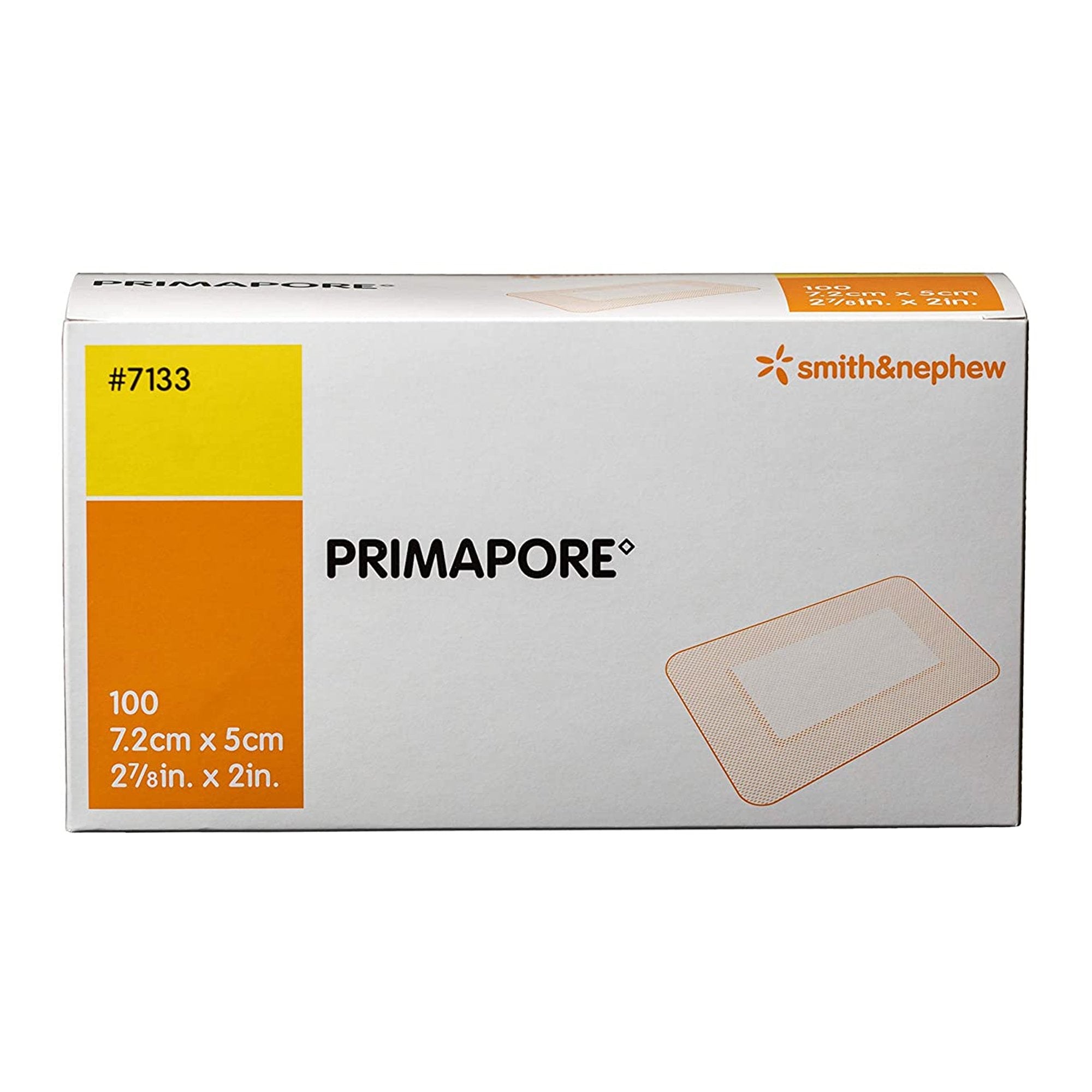 primapore white adhesive dressing 2 x 3 inch primapore island dressing mk899065bx