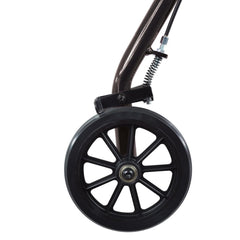 ProBasics Aluminium Rollator For Seniors and Elders, Wheel size 6 inch With Height-adjustable for a custom fit Weight Capacity 300lbs, Black Color ,Foldable, RLA6BK