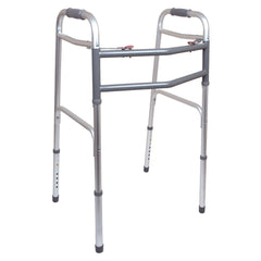 ProBasics Bariatric Two-Button Release Folding Walker Aluminum Lightweight, Weight Support-500lbs, WKABN2B