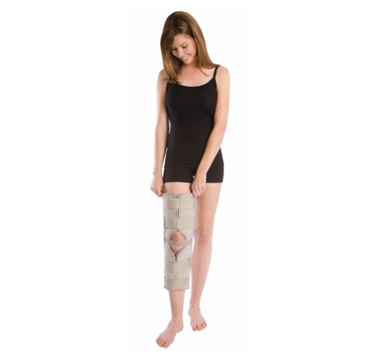 Knee Immobilizer ProCare One Size Fits Most 16 Inch Length Left or Right Knee