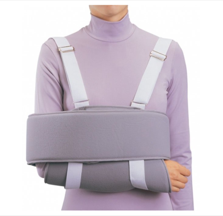 Sling and Swathe Shoulder Immobilizer PROCARE Deluxe One Size Fits Most Foam Buckle Closure Left or Right Arm
