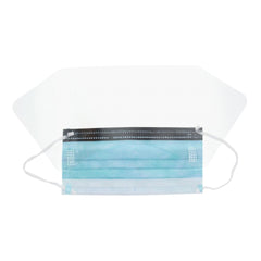 procedure mask with eye shield cardinal health anti fog foam astm level 3 earloops one size fits most packaging type box