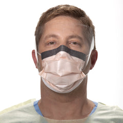 Procedure Mask with Eye Shield FluidShield Anti fog Foam ASTM Level 3 Earloops One Size Fits Most