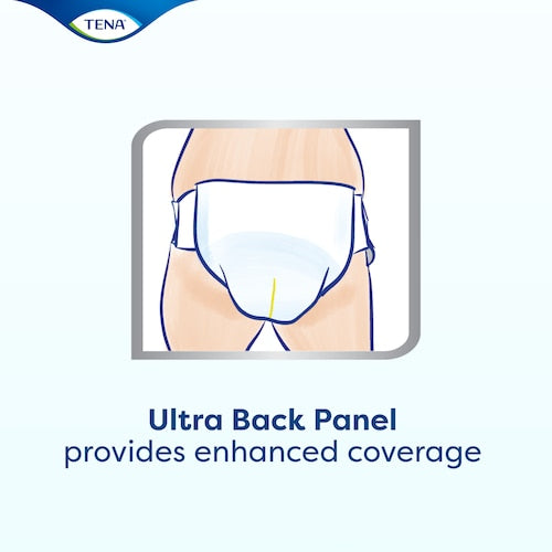 Unisex Adult Incontinence Brief TENA Dry Comfort Medium Disposable Moderate Absorbency, Packaging Type- Case