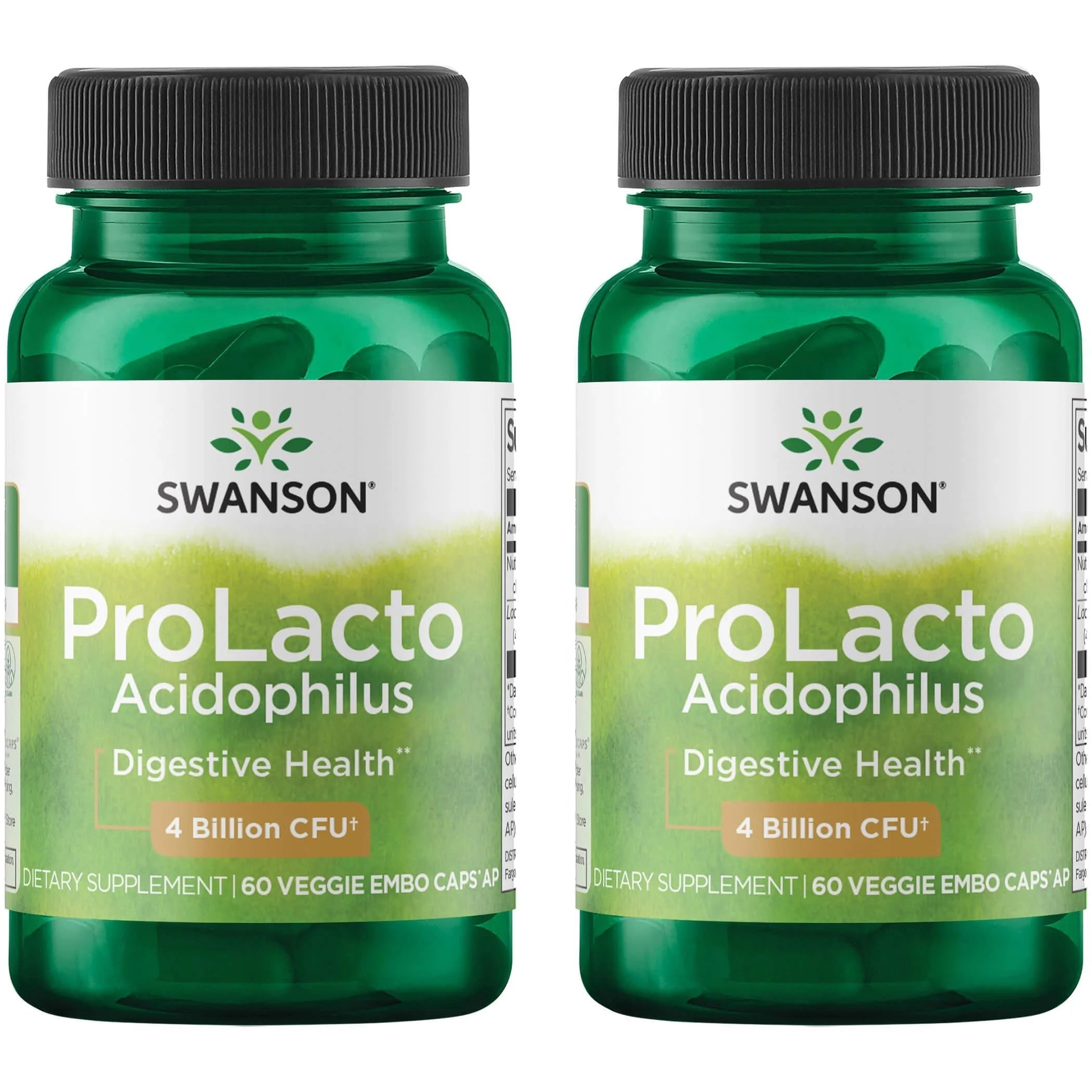 Prolacto Acidophilus 4 Billion Cfu 60 Vegan Caps 2 Pack