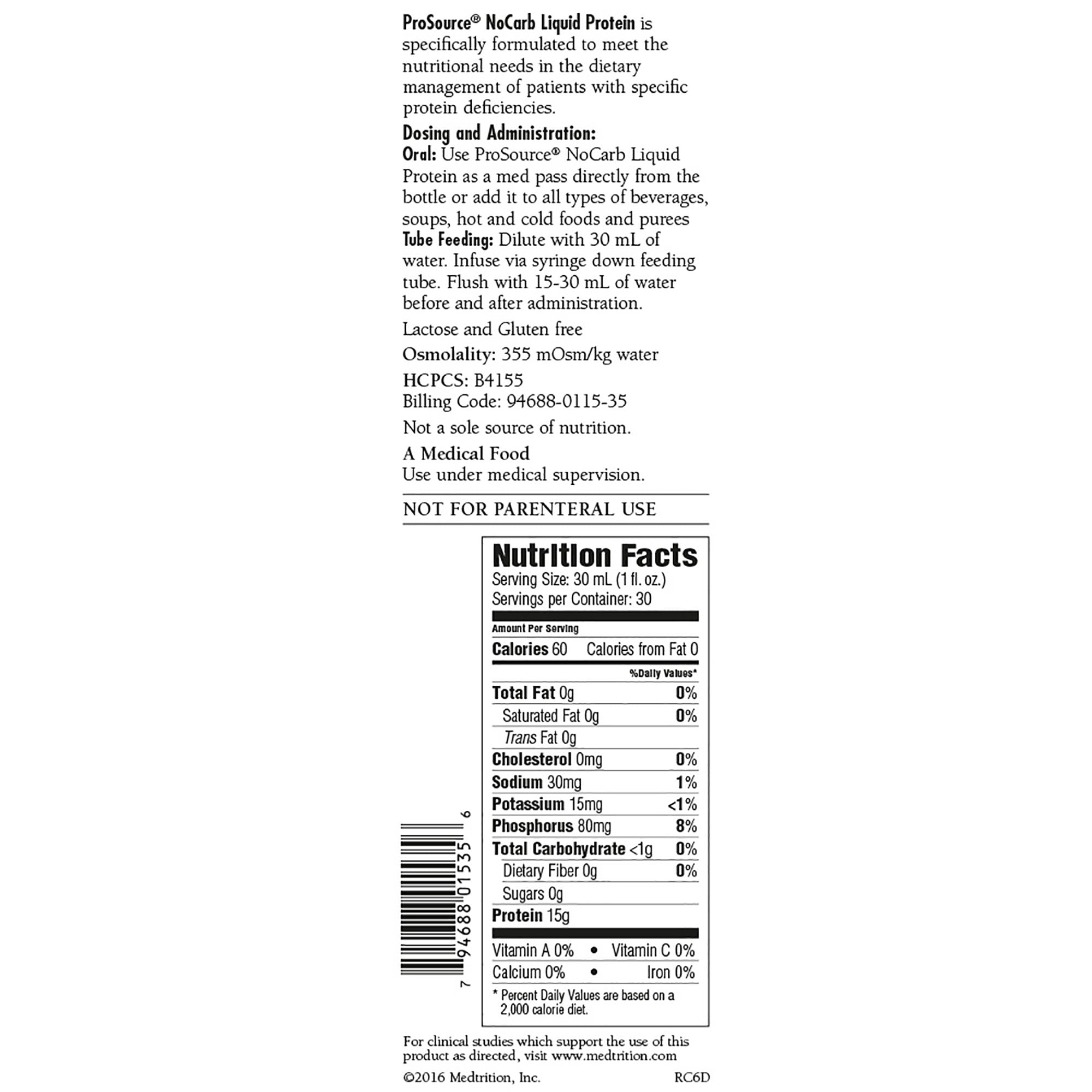 prosource nocarb berry punch collagen and whey protein formula 32 ounce bottle prosource nocarb oral supplement mk709355ea