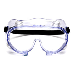 Protective Goggles Pyramex Fit Over Uncoated Clear Tint Polycarbonate Lens Clear Frame Elastic Strap One Size Fits Most
