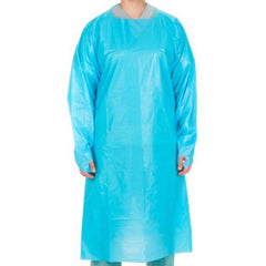 Protective Procedure Gown Cardinal Health One Size Fits Most Blue NonSterile Not Rated Disposable
