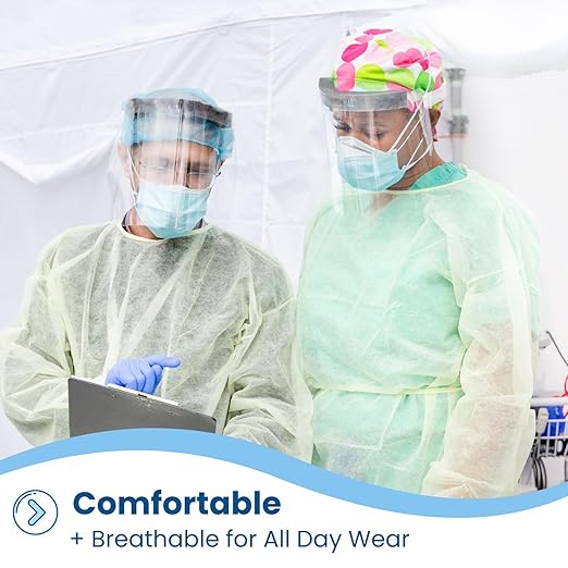 protective procedure gown x large yellow nonsterile not rated disposable packaging type case