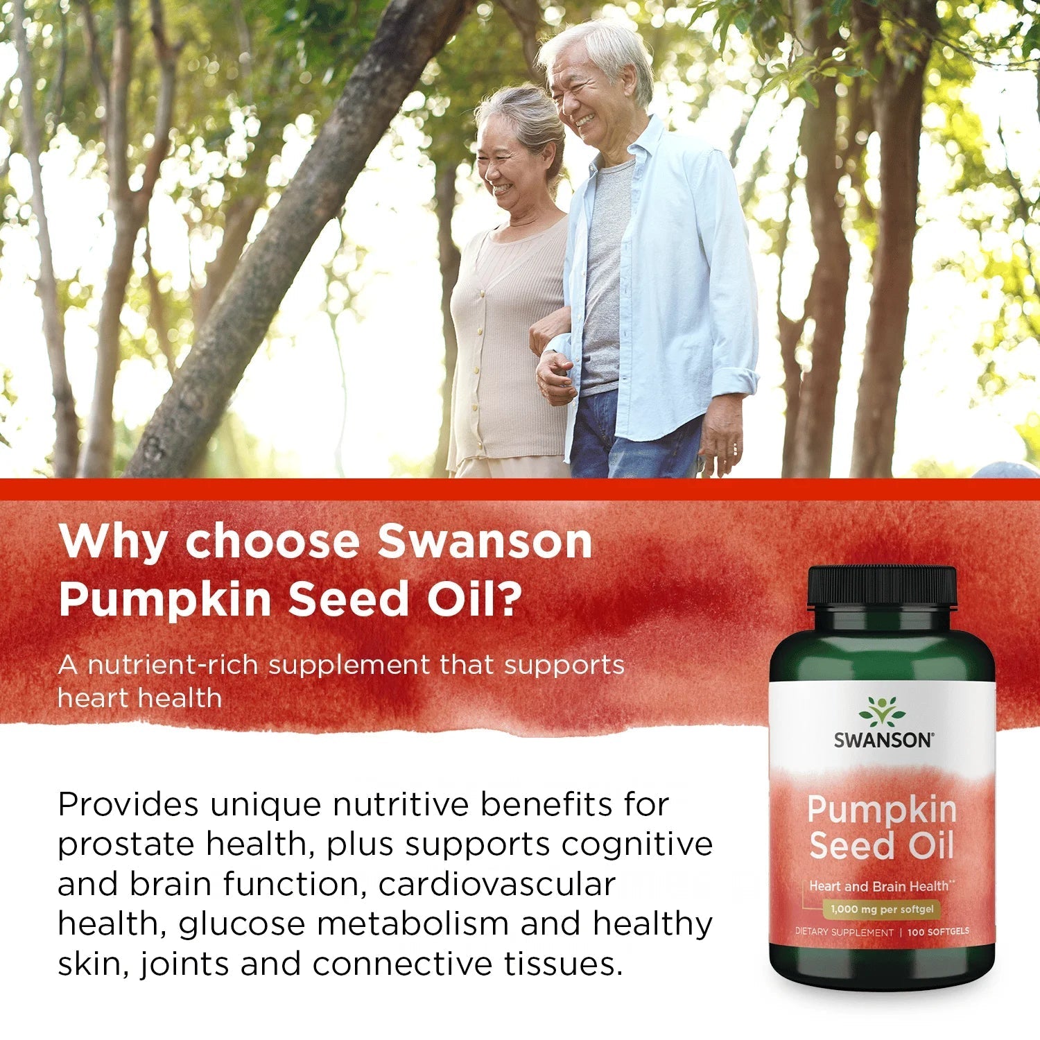 Pumpkin Seed Oil 1,000 Mg 100 Sgels 2 Pack