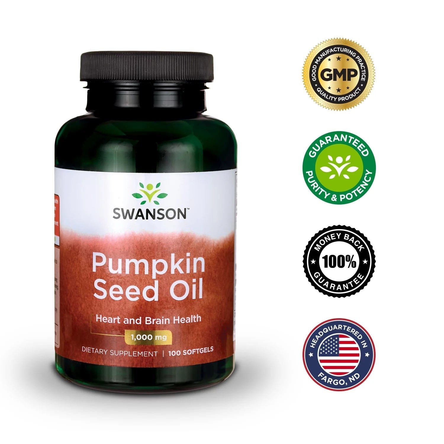 Pumpkin Seed Oil 1,000 Mg 100 Sgels 2 Pack