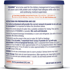 puramino jr medical food amino acid based nutrition powder vanilla 14 1 oz puramino jr pediatric oral supplement mk1162584ea