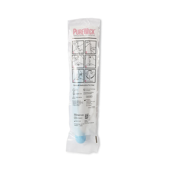 Female External Catheter PureWick 10 L X1.5 W Inch