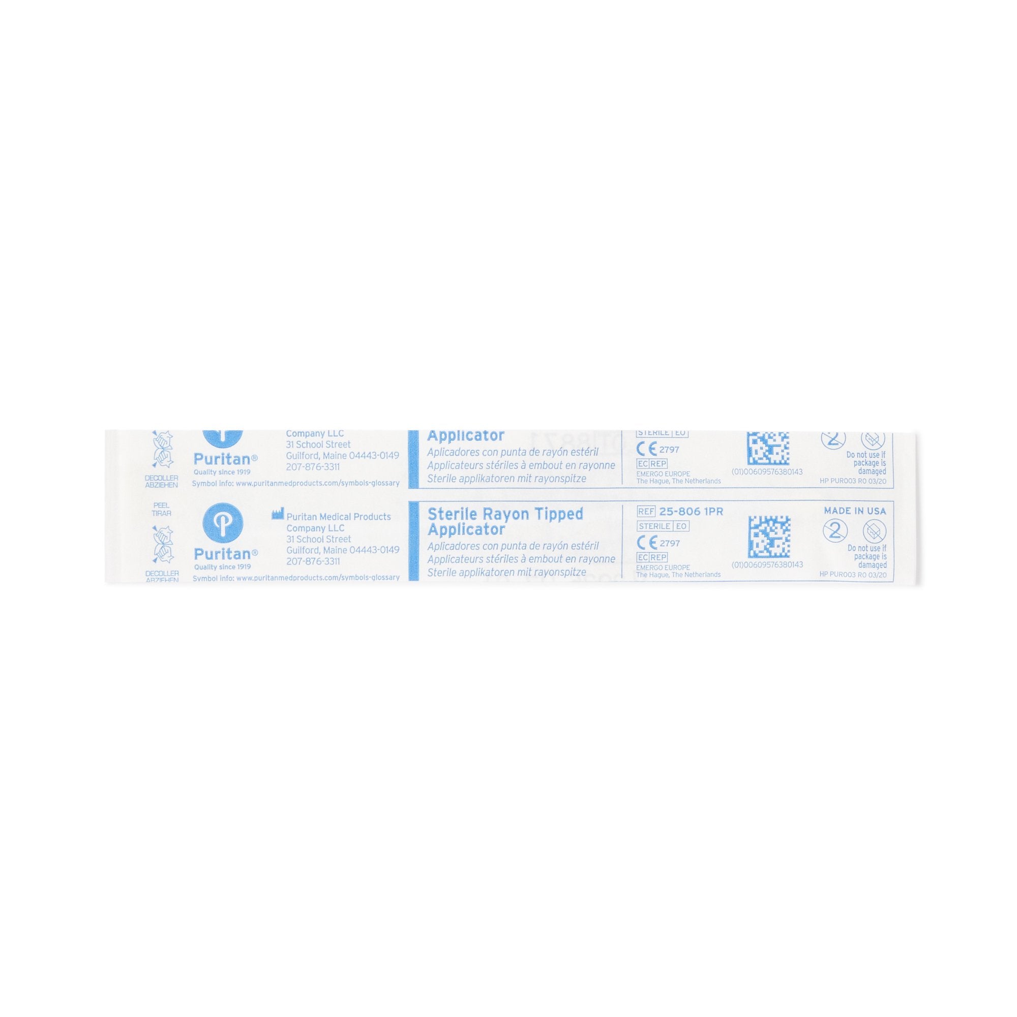 puritan specimen collection swab 6 inch length puritan specimen collection swab mk168130bx