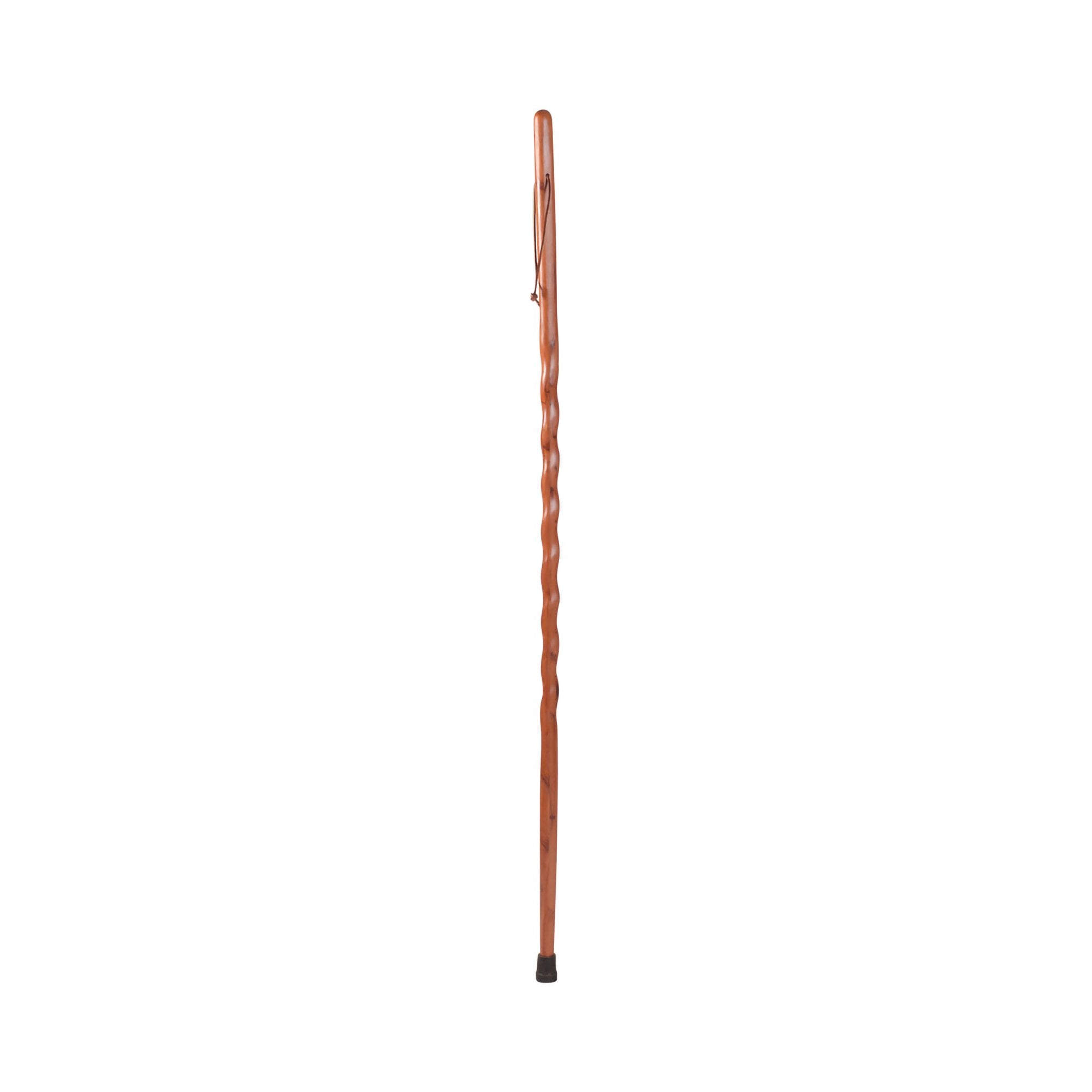 Walking Stick Brazos Twisted Wood 55 Inch Height Red Cedar