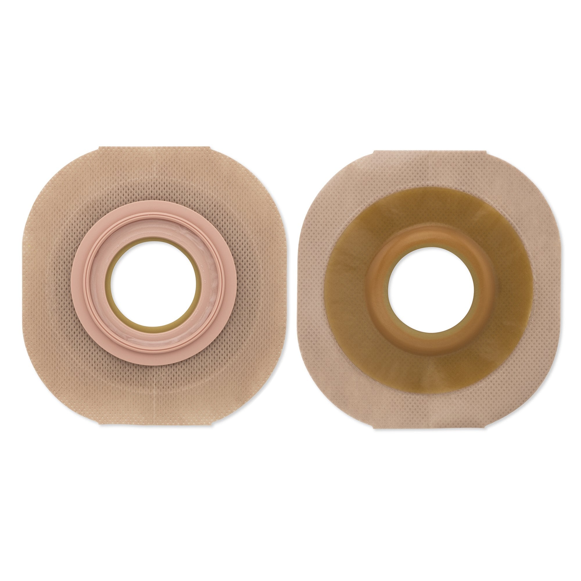 Ostomy Barrier FlexTend Precut, Extended Wear Adhesive Tape 44 mm Flange Green Code System 3/4 Inch Opening