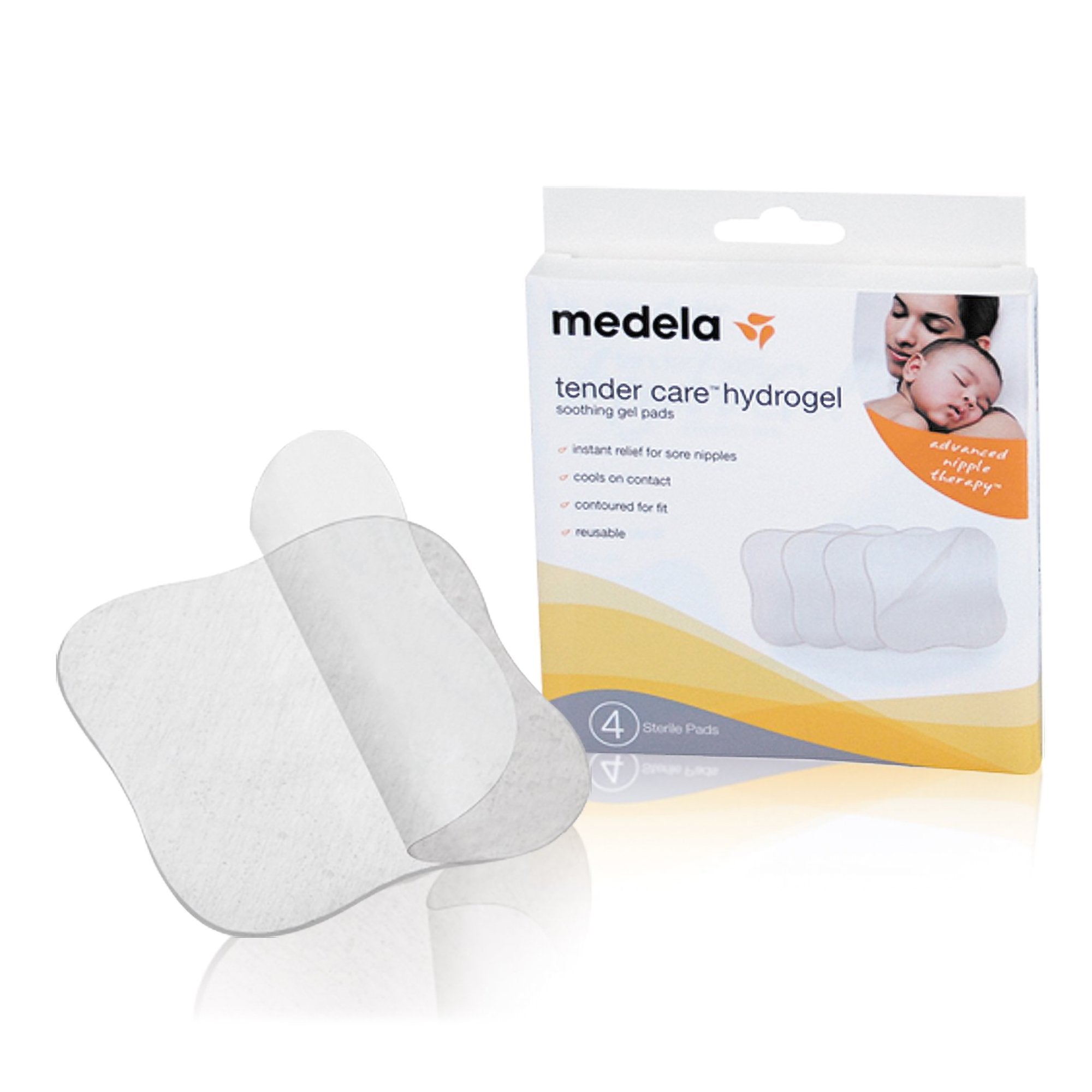 Nursing Pad Tender Care Water / Glycerol / Polymer Reusable, Packaging Type- Box