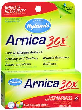 Pain Relief Hylands® 30X Strength Arnica Montana Tablet 50 per Bottle