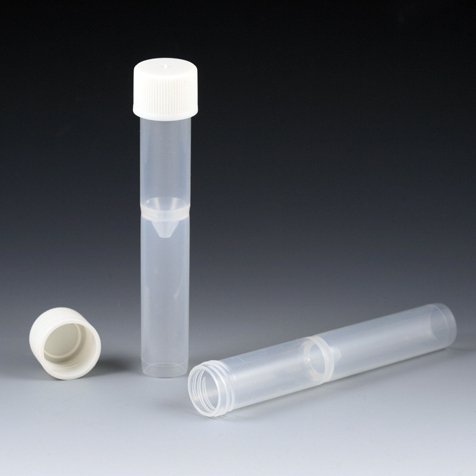 Test Tube Plain 5 mL Without Closure Polypropylene Tube, Packaging Type- Case