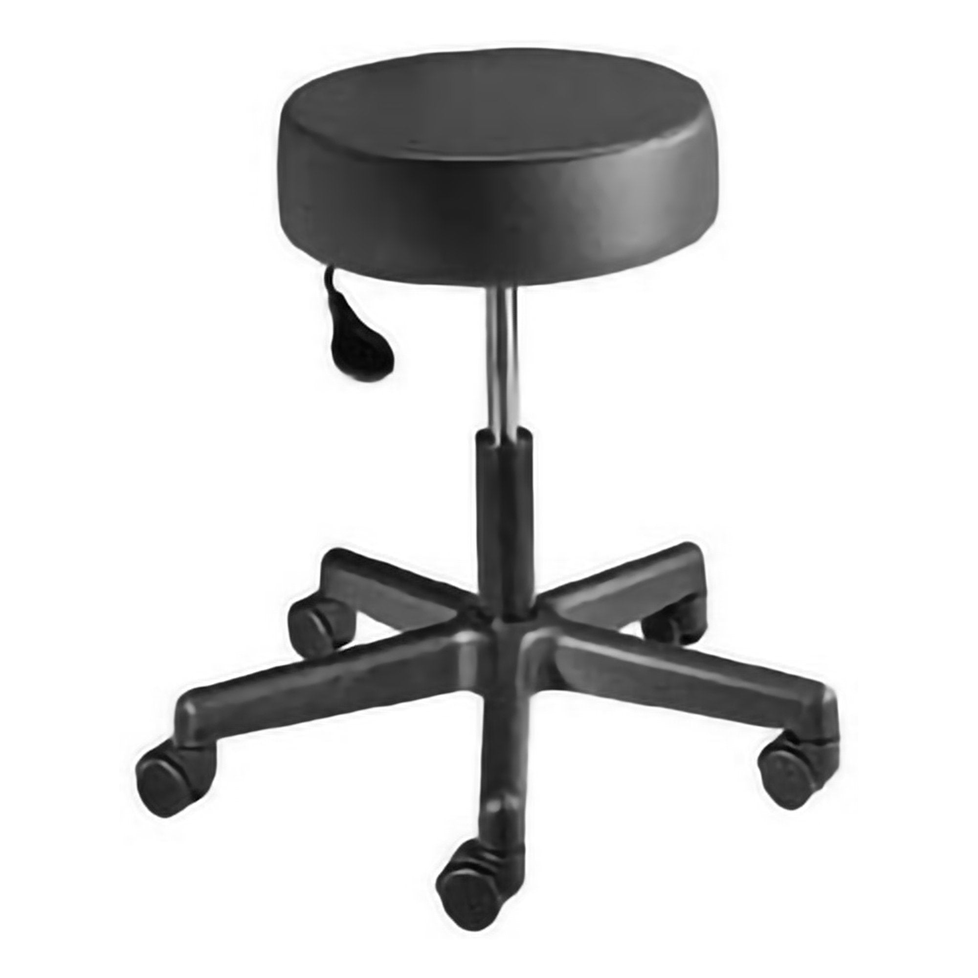 Exam Stool McKesson Backless Pneumatic Height Adjustment 5 Casters Black, Packaging Type- Each