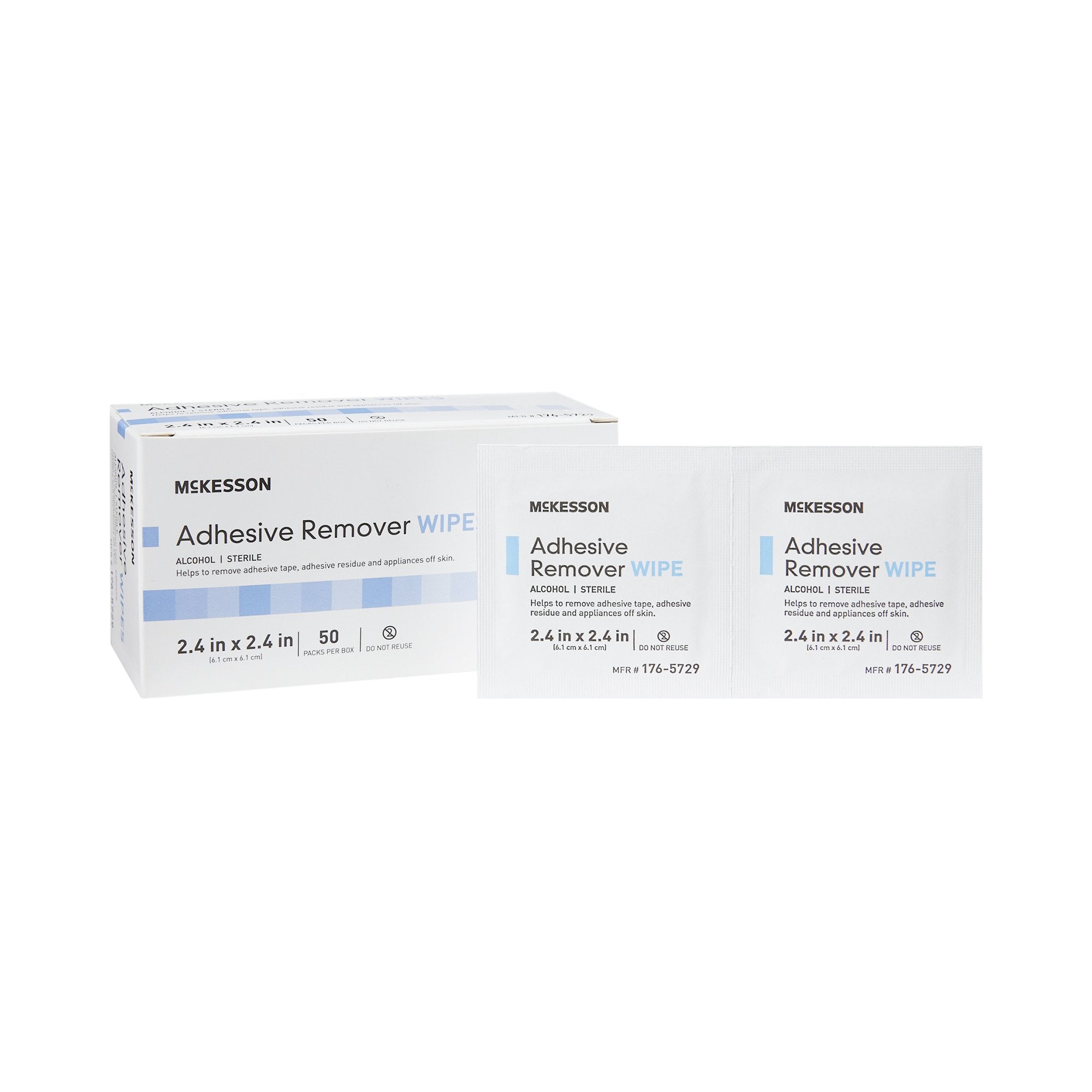 Adhesive Remover McKesson Wipe 50 per Box, Packaging Type- Box