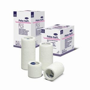 Absorbent Cohesive Bandage Peha-haft 2-1/4 Inch X 4-1/2 Yard Self-Adherent Closure White NonSterile Standard Compression, Packaging Type- Box