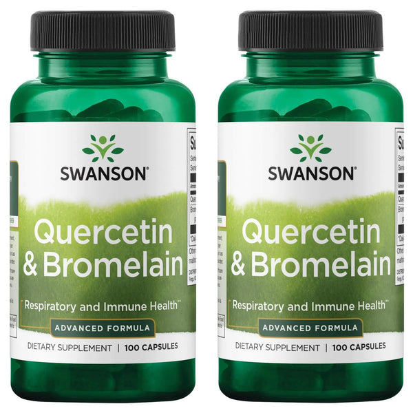 Quercetin & Bromelain   Advanced Formula 100 Caps 2 Pack