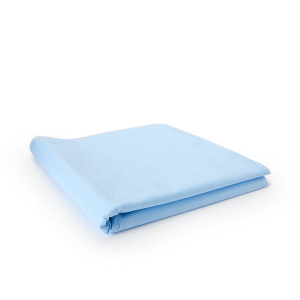 QUICK CHECK* H200 Sterilization Wrap White / Blue 36 X 36 Inch Dual Layer SMS Polypropylene Steam / EO Gas / Hydrogen Peroxide