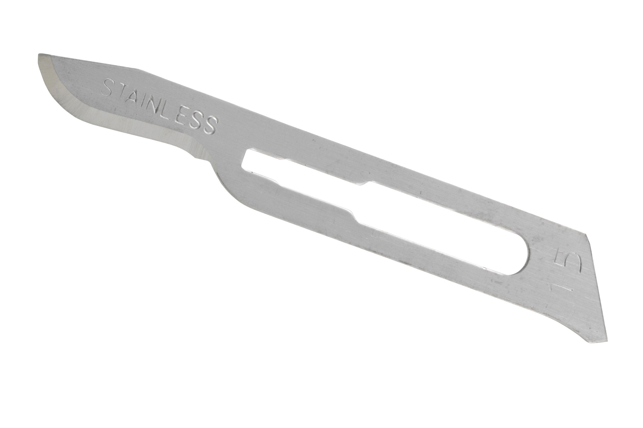 Surgical Blade Glassvan Carbon Steel No. 15 Sterile, Packaging Type- Case