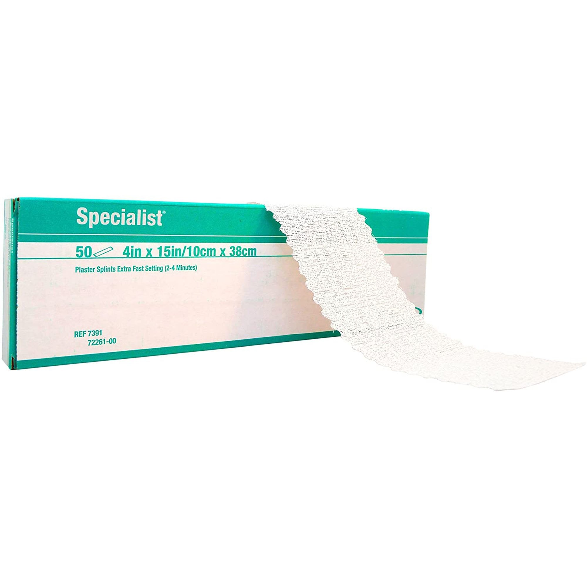 Plaster Splint Specialist 4 X 15 Inch Plaster of Paris White, Packaging Type- Box