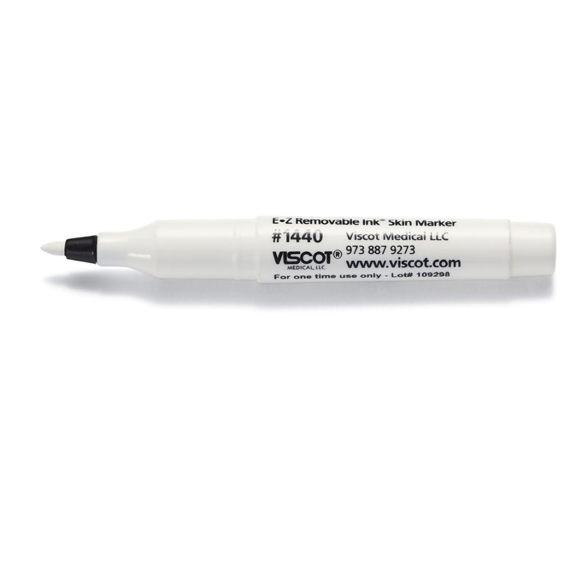 Skin Marker EZ Removable Ink White Ink NonSterile Mini Regular Tip, Packaging Type- Case