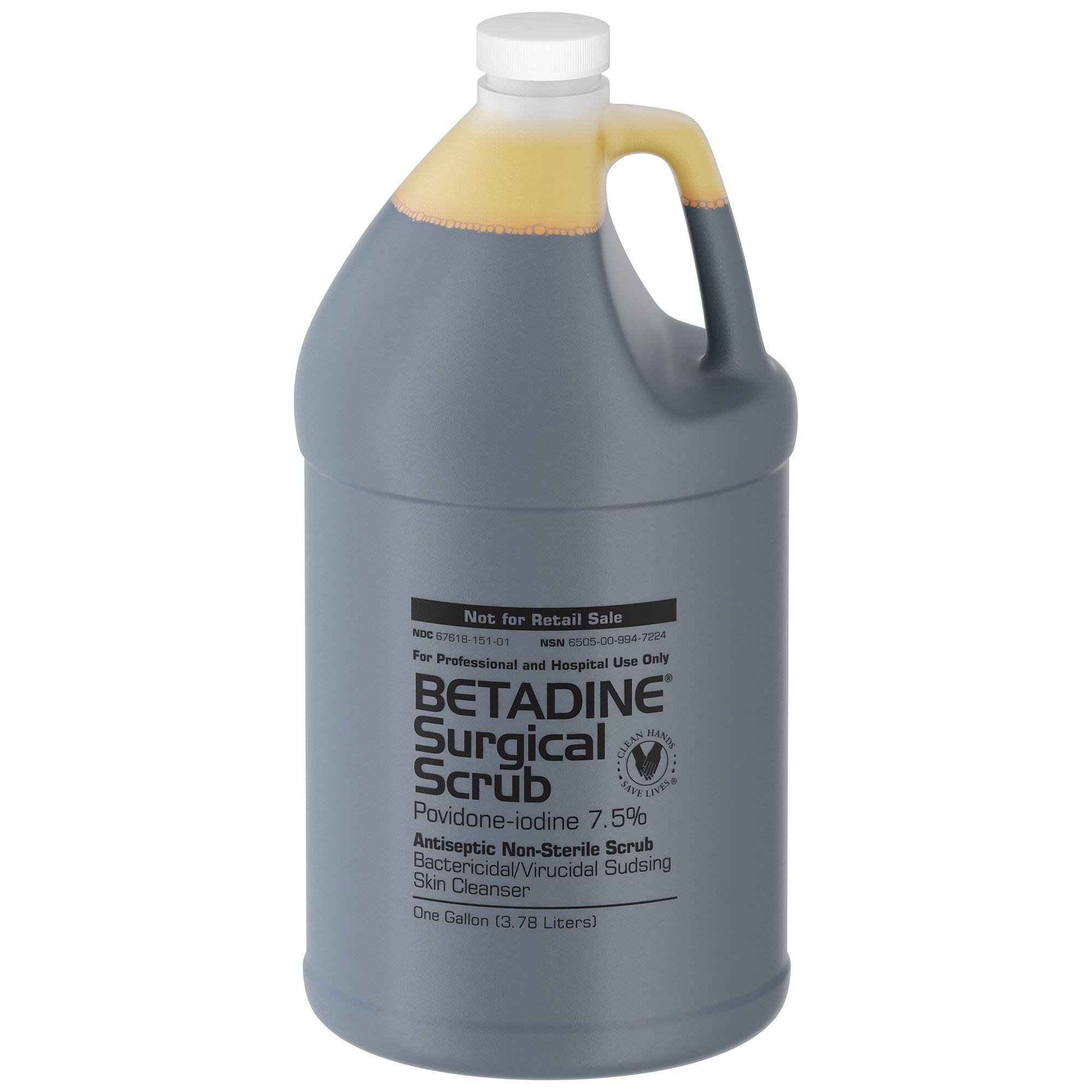 Skin Prep Solution Betadine® 1 gal. Jug 7.5% Strength Povidone-Iodine NonSterile