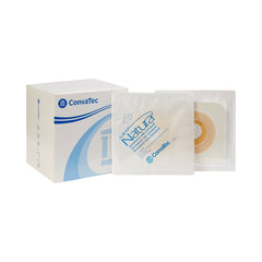 Ostomy Barrier Sur Fit Natura Precut, Extended Wear Durahesive Adhesive 45 mm Flange Sur Fit Natura System Hydrocolloid 1 1/8 Inch Opening 4 1/2 X 4 1/2 Inch